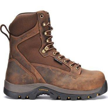 Carolina Men's Forrest 8" Waterproof Ins Composite Toe Work Boot - Brown - CA4515 - Overlook Boots