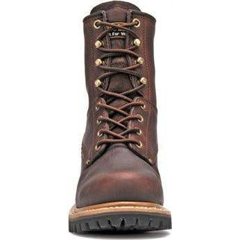 Carolina Women's Elm 8" Logger Work Boot - Brown - CA421  - Overlook Boots
