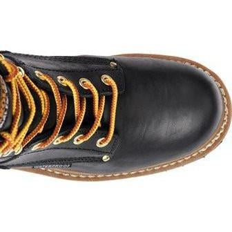 Carolina Women's Elm 8"� Waterproof Steel Toe Logger Work Boot - Black - CA1420 - Overlook Boots