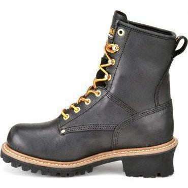 Carolina Women's Elm 8"� Waterproof Steel Toe Logger Work Boot - Black - CA1420 - Overlook Boots