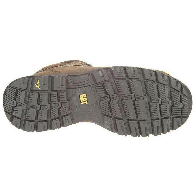 CAT Men's Diagnostic Hi Waterproof Insulated Steel Toe Work Boot - Brown- P89940 - Overlook Boots