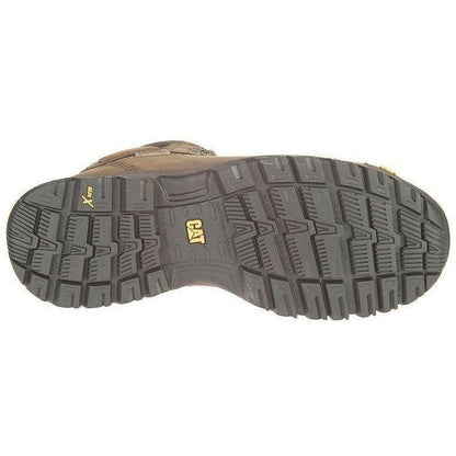 CAT Men's Diagnostic Hi Waterproof Insulated Steel Toe Work Boot - Brown- P89940 - Overlook Boots