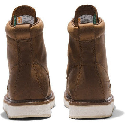 Timberland Pro Men's Wedge 6" Soft Toe Work Boot - Brown - TB1A5SXH214  - Overlook Boots