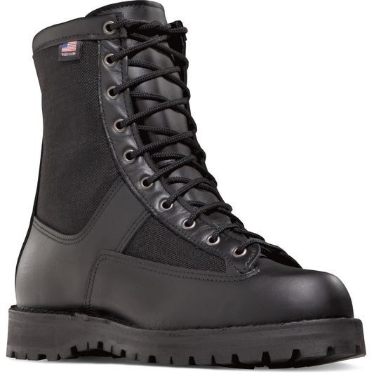 Danner Men's Acadia USA Made 8" Composite Toe Waterproof Duty Boot - Black - 22500 7 / Medium / Black - Overlook Boots