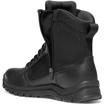 Danner Men's Lookout 8" Side Zipper Waterproof Duty Boot - Black - 23824 - Overlook Boots