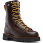 Danner Men's Rain Forest USA Made 8" Soft Toe Waterproof Work Boot Brown 10600 7 / Medium / Brown - Overlook Boots