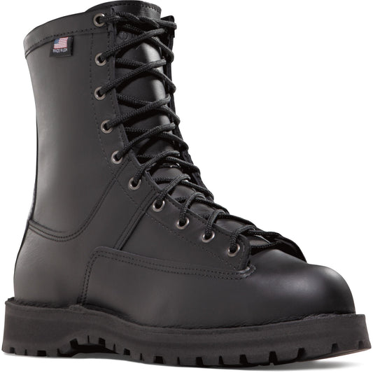 Danner Men's Recon USA Made 8" Insulated Waterproof Duty Boot - Black - 69410 7 / Medium / Black - Overlook Boots