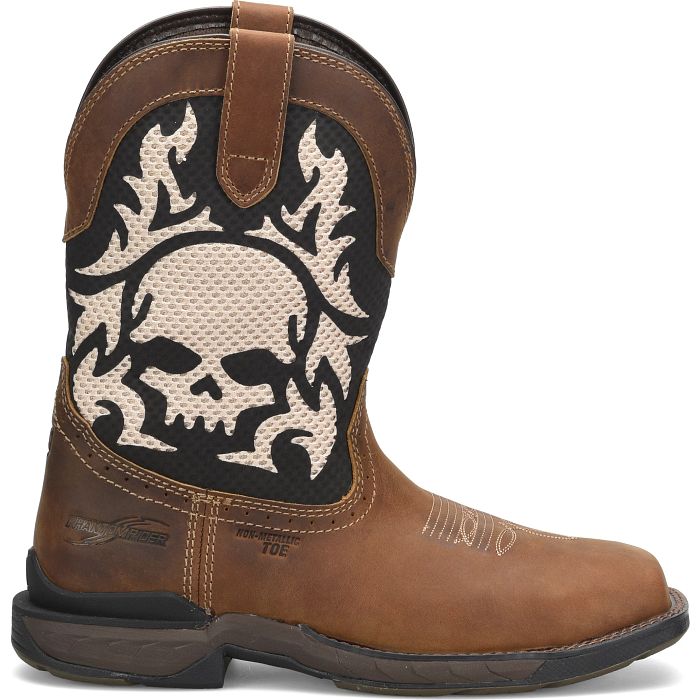 Double H Men's Phantom Rider Witness 11" Composite Toe Roper Work Boot -Brown- DH5388 - Overlook Boots