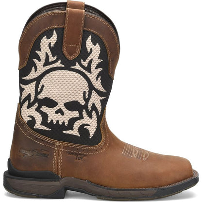 Double H Men's Phantom Rider Witness 11" Composite Toe Roper Work Boot -Brown- DH5388 - Overlook Boots