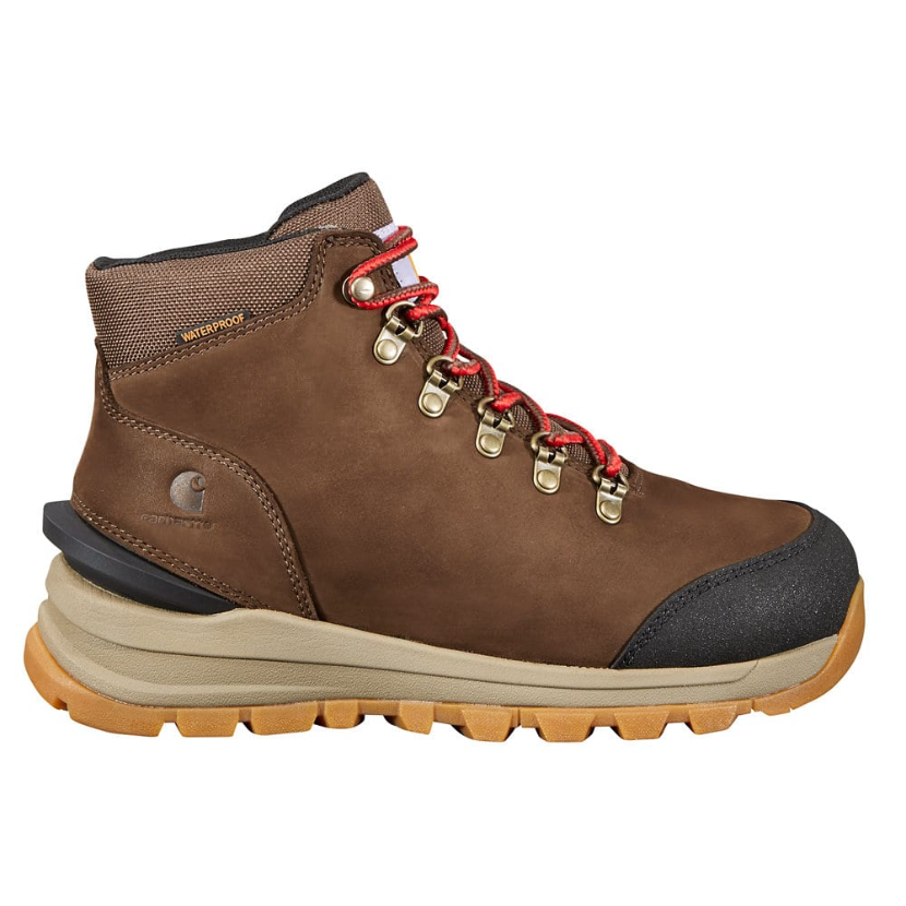 Carhartt Women's Gilmore 5" Waterproof Alloy Toe Work Hiker Work Boot -Brown- FH5556-W 6 / Medium / Brown - Overlook Boots