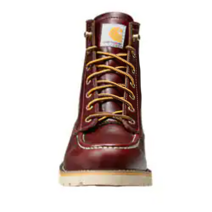 Carhartt Men's 6" Moc Toe Slip Resistant Wedge Work Boot -Redwood- FW6145-M - Overlook Boots