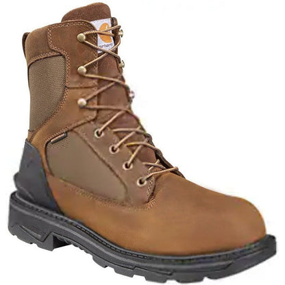 Carhartt Men's Ironwood 8" Soft Toe Waterproof Work Boot - Brown - FT8000-M 8 / Medium / Brown - Overlook Boots