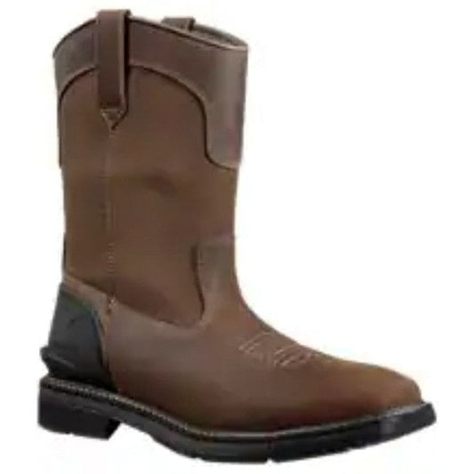 Carhartt Men's Montana 11" Soft Toe Waterproof Work Boot -Brown- FQ1084-M - Overlook Boots