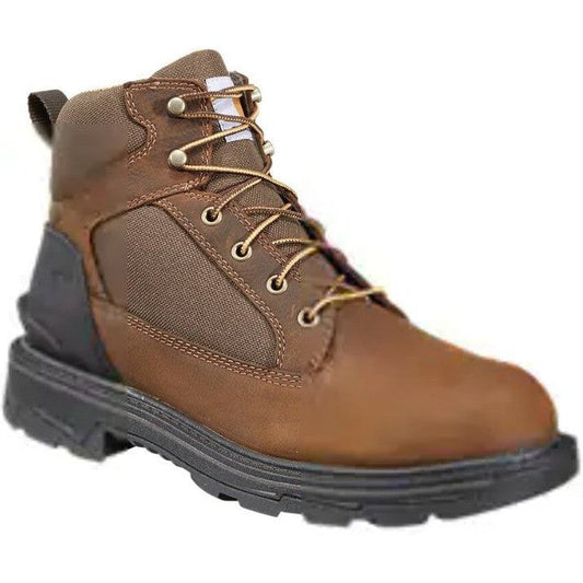 Carhartt Men's Ironwood 6" Soft Toe Waterproof Work Boot -Brown- FT6010-M 8 / Medium / Brown - Overlook Boots