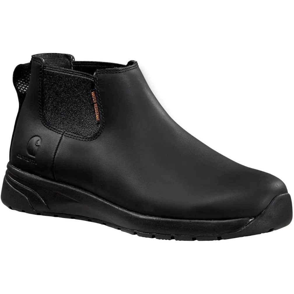 Carhartt Men's Force 4" Nano Toe Waterproof Romeo Work Boot -Black- FA4414-M - Overlook Boots