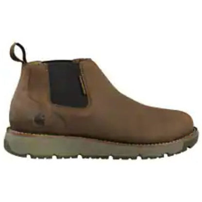 Carhartt Men's Millbrook 4" Soft Toe Waterproof Wedge Work Boot- Brown- FM4000-M 7 / Medium / Dark Brown - Overlook Boots