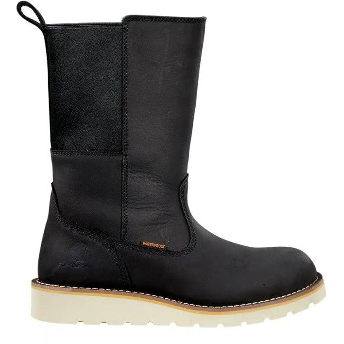 Carhartt Women's 10" Soft Toe Waterproof Wellington Wedge Boot -Black- FW1031-W 6 / Medium / Black - Overlook Boots