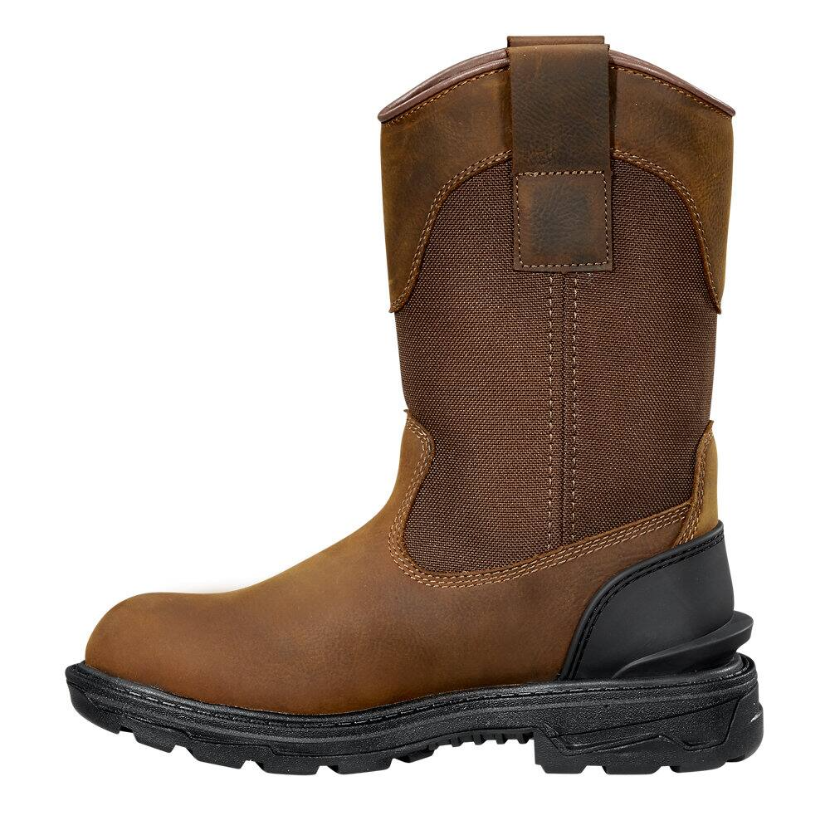 Carhartt Women's Ironwood 11" Alloy Toe Waterproof Wellington Boot -Brown- FT1502-W - Overlook Boots