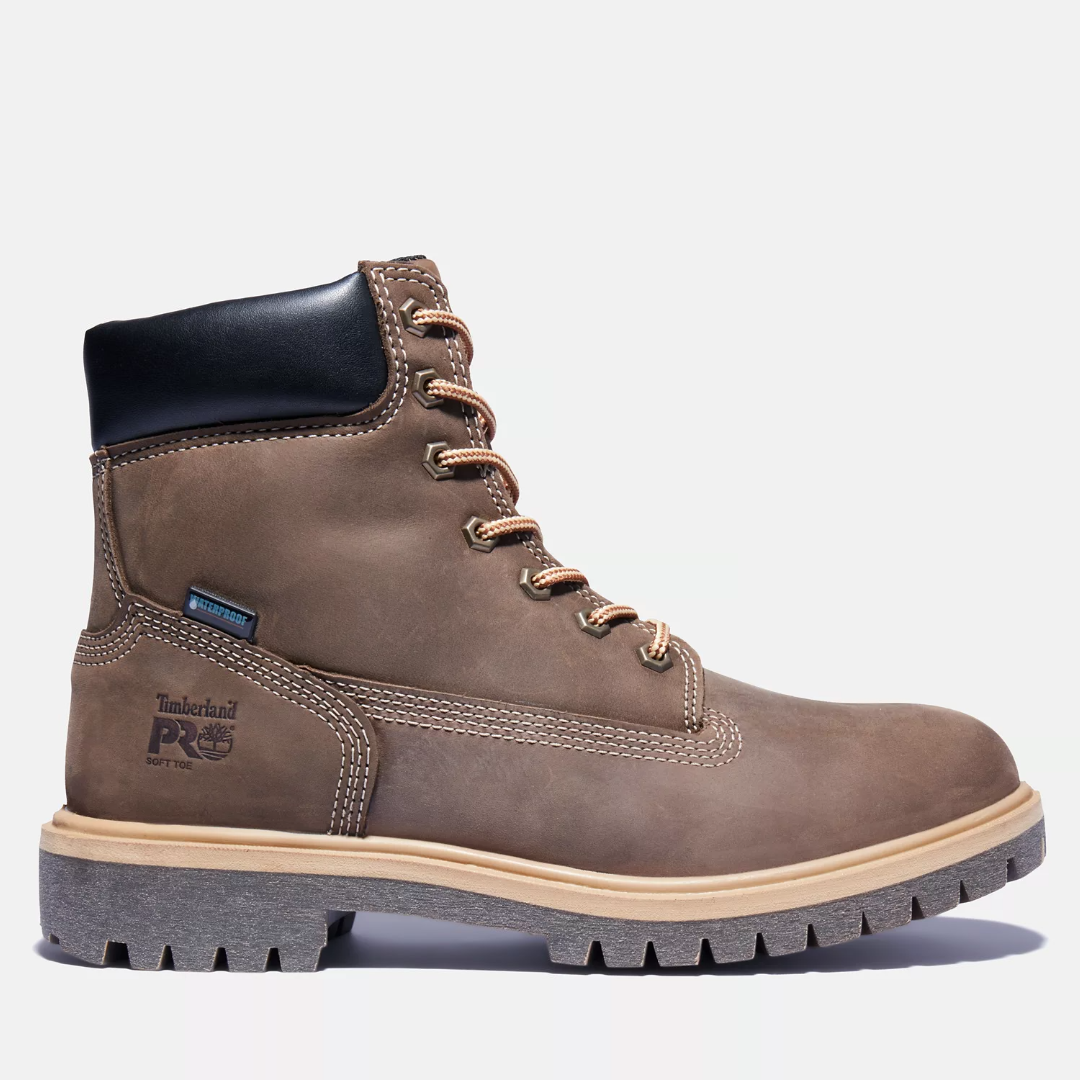 Timberland Pro Women's Direct Attach 6" Waterproof Work Boot -Brown- TB0A2R2A214 - Overlook Boots