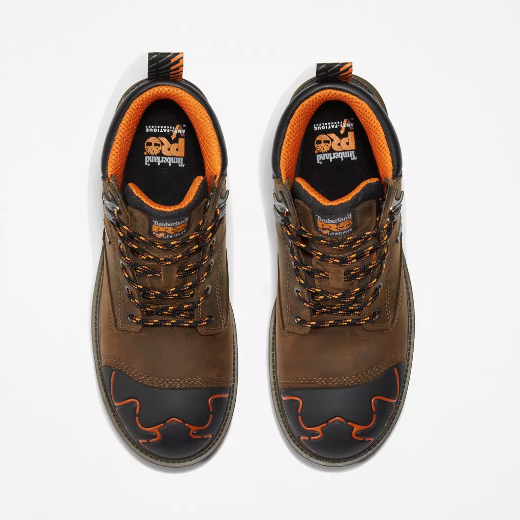 Timberland Pro Men's Magnitude 6" Waterproof Composite Toe Work Boot -Brown- TB0A42ZY214 - Overlook Boots