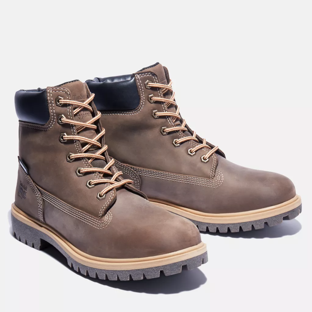Timberland Pro Women's Direct Attach 6" Waterproof Work Boot -Brown- TB0A2R2A214 5.5 / Medium / Brown - Overlook Boots