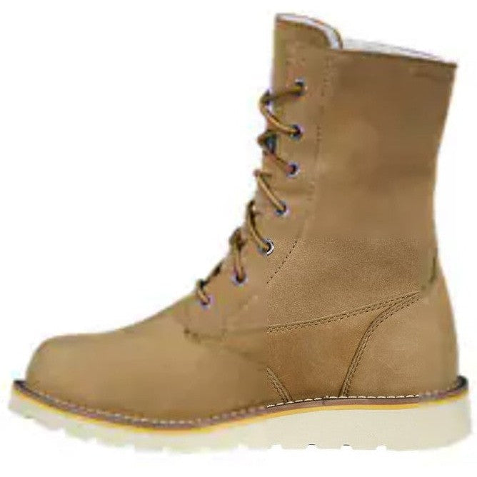 Carhartt Women's Fold Down 8" Waterproof Wedge Winter Boot -Hickory- FW8069-W - Overlook Boots