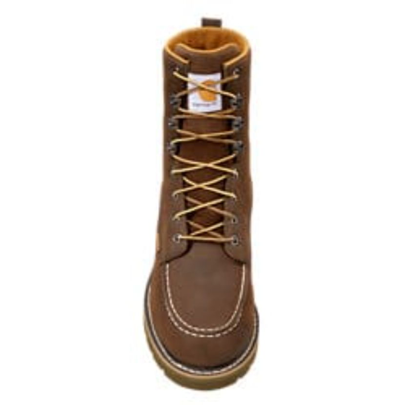 Carhartt Men's Moc 8" Soft Toe Wedge Work Boot -Brown- FW8093-M  - Overlook Boots