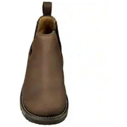 Carhartt Men's Millbrook 4" Soft Toe Waterproof Wedge Work Boot- Brown- FM4000-M - Overlook Boots