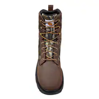 Carhartt Men's Ironwood Camo 8" Soft Toe Waterproof Work Boot -Mossy Oak- FT8002-M - Overlook Boots