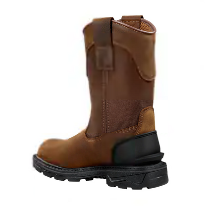 Carhartt Women's Ironwood 11" Alloy Toe Waterproof Wellington Boot -Brown- FT1502-W - Overlook Boots