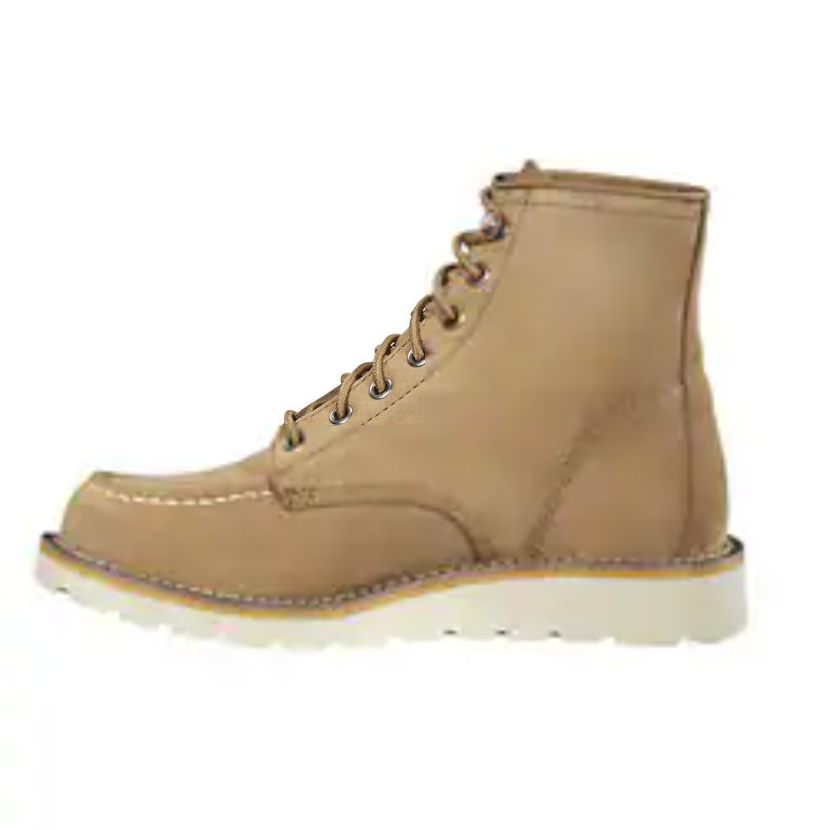 Carhartt Women's 6" Moc Toe Slip Resistant Wedge Work Boot- Hickory- FW6022-W - Overlook Boots