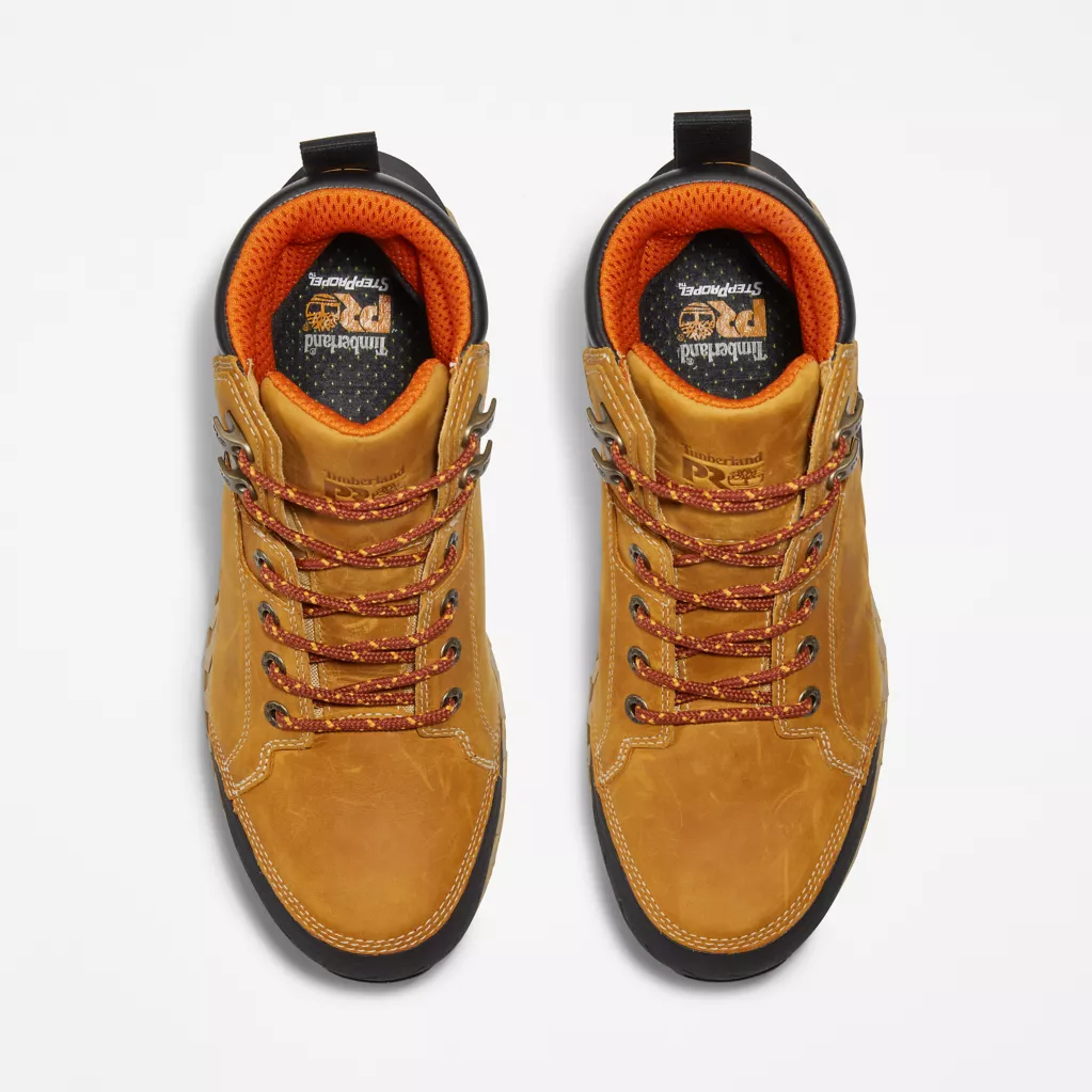 Timberland Pro Men's Summit 6" Waterproof Composite Toe Work Boot -Wheat- TB0A438Y231 - Overlook Boots