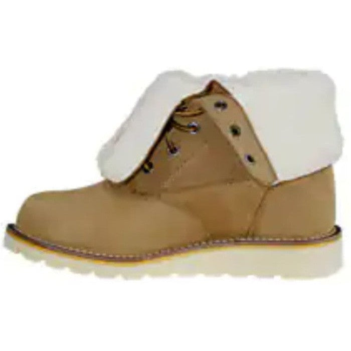 Carhartt Women's Fold Down 8" Waterproof Wedge Winter Boot -Hickory- FW8069-W - Overlook Boots