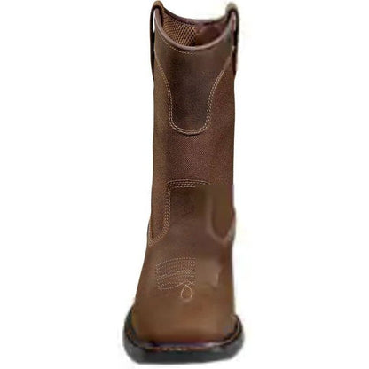 Carhartt Men's Montana 11" Soft Toe Waterproof Work Boot -Brown- FQ1084-M - Overlook Boots