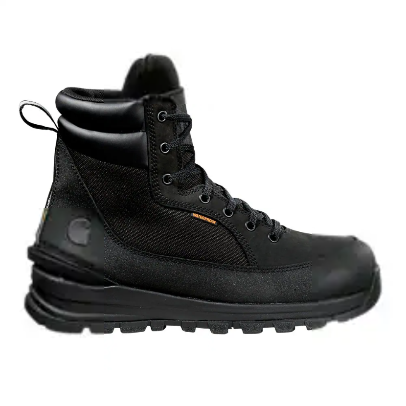 Carhartt Men's Gilmore 6" Soft Toe Waterproof Slip Resistant Hiker Boot - Black - FH6051-M - Overlook Boots