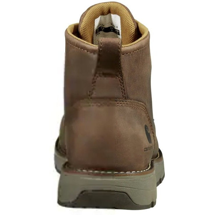 Carhartt Men's Millbrook Steel Toe Waterproof Wedge Work Boot -Brown- FM5204-M - Overlook Boots