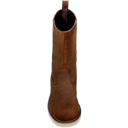 Carhartt Women's 10" Steel Toe Waterproof Wellington Wedge Boot -Brown- FW1234-W - Overlook Boots