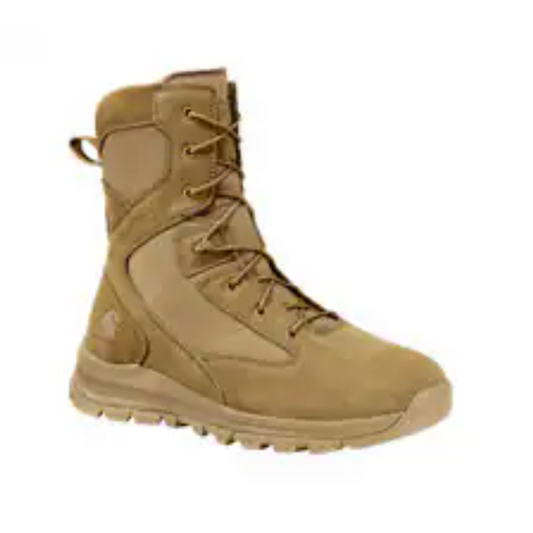 Carhartt Men's Gilmore 8" Soft Toe Waterproof Side Zipper Hiker Boot- Khaki - FH8022 -M 7 / Medium / Tan - Overlook Boots