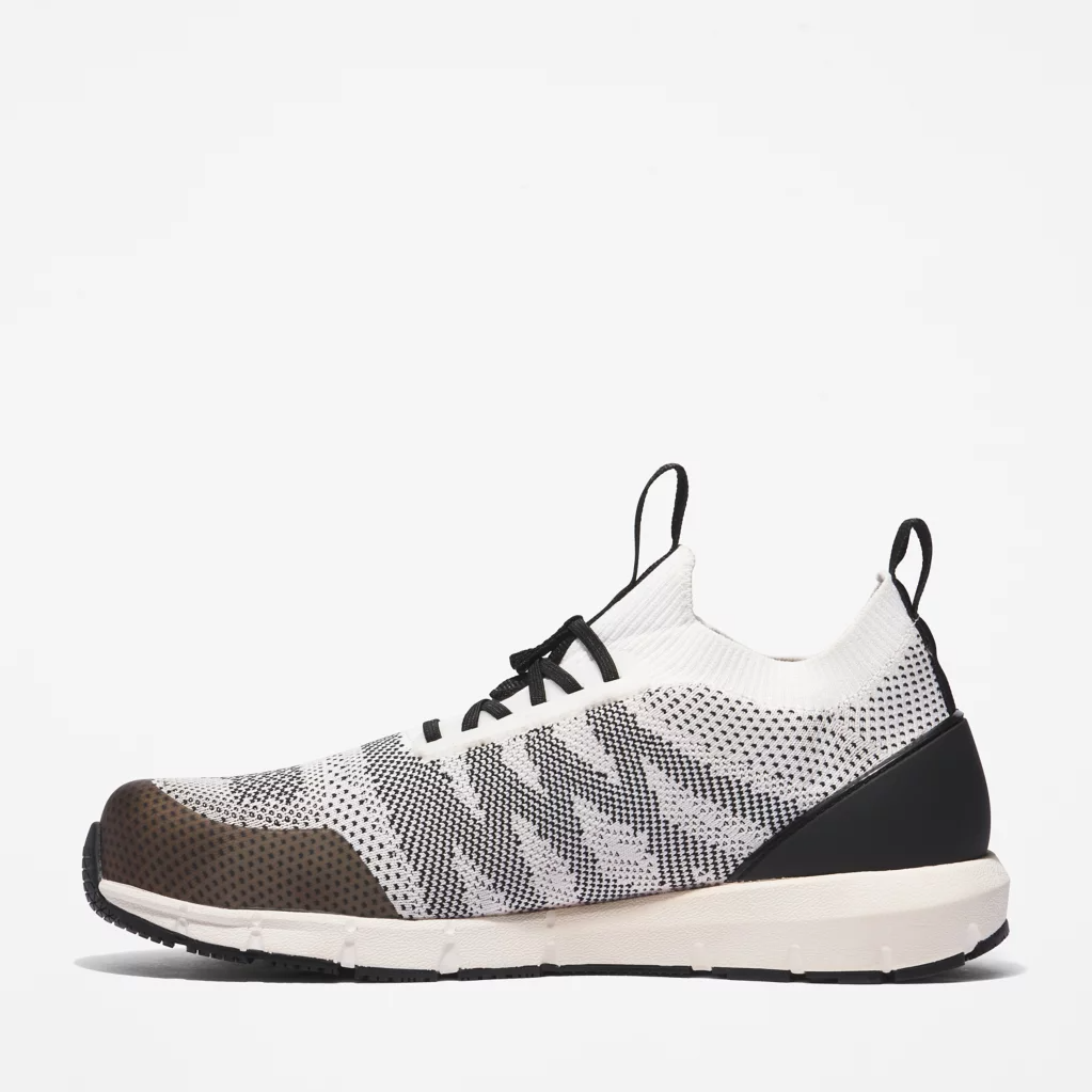 Timberland Men's Radius Knit Composite Toe Slip On Work Shoe -White- TB0A41WY100 - Overlook Boots