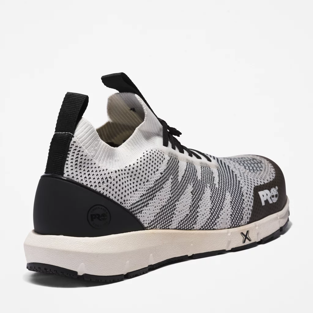 Timberland Men's Radius Knit Composite Toe Slip On Work Shoe -White- TB0A41WY100 - Overlook Boots