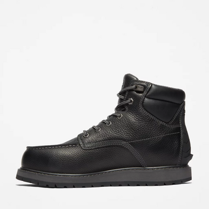 Timberland Pro Men's Irvine Wedge 6" Alloy Toe Work Boot -Black- TB1A44WN001 - Overlook Boots