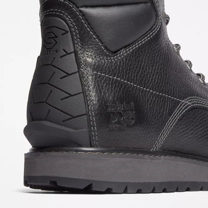 Timberland Pro Men's Irvine Wedge 6" Alloy Toe Work Boot -Black- TB1A44WN001 - Overlook Boots