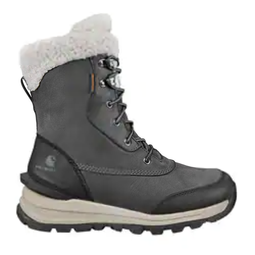 Carhartt Women's Pellston 8" Waterproof Winter Work Boot - Charcoal - FH8029-W 6 / Medium / Charcoal - Overlook Boots
