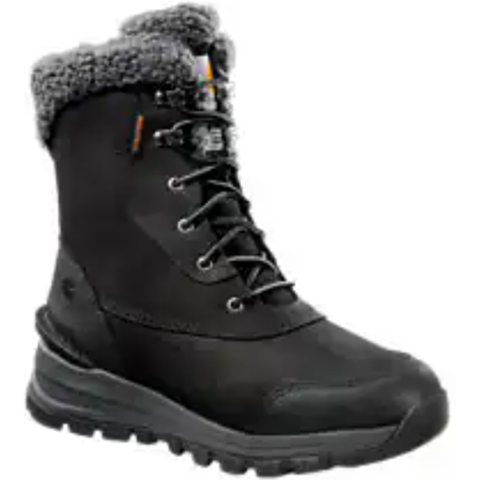Carhartt Women's Pellston 8" Waterproof 200G Insulated Winter Boot - Black - FH8039-W 6 / Medium / Black - Overlook Boots