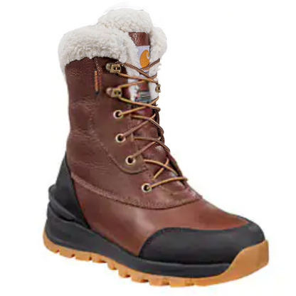 Carhartt Women's Pellston 8" Waterproof Winter Work Boot - Mineral Red - FH8019-W 6 / Medium / Red - Overlook Boots