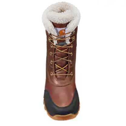 Carhartt Women's Pellston 8" Waterproof Winter Work Boot - Mineral Red - FH8019-W - Overlook Boots