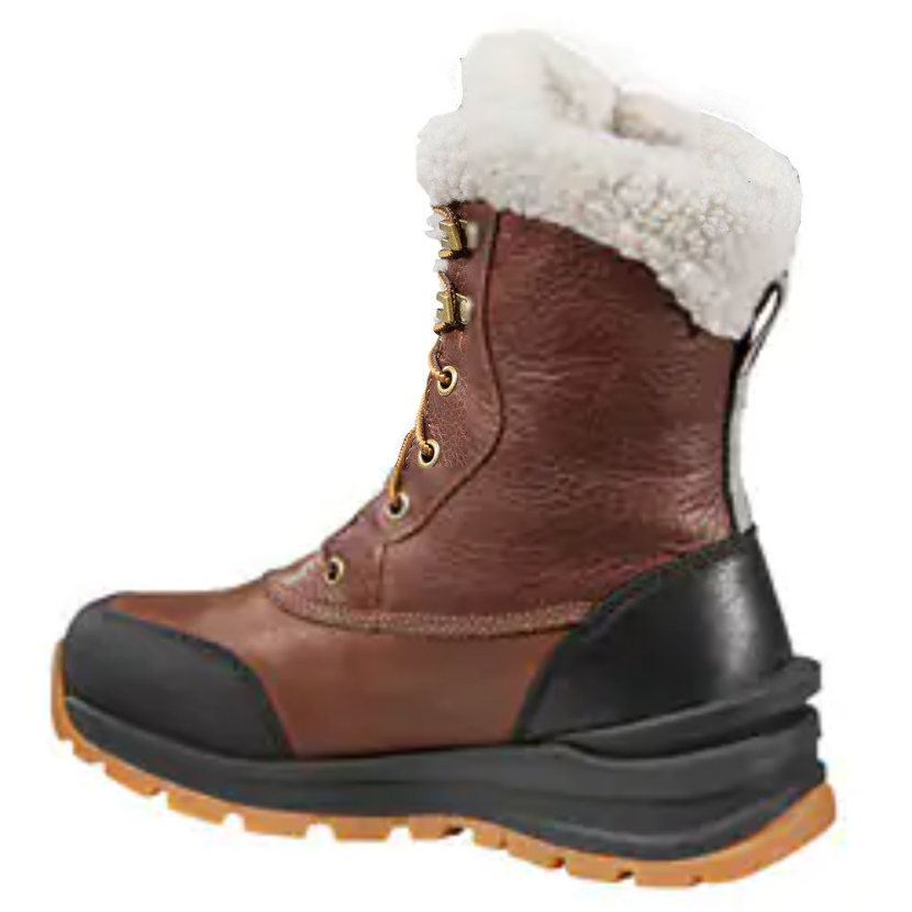 Carhartt Women's Pellston 8" Waterproof Winter Work Boot - Mineral Red - FH8019-W - Overlook Boots