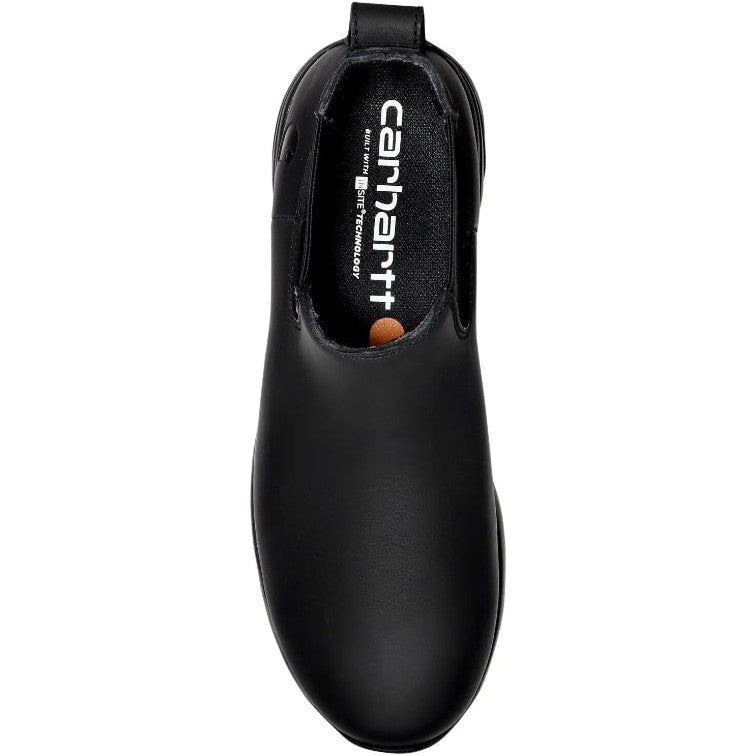 Carhartt Men's Force 4" Nano Toe Waterproof Romeo Work Boot -Black- FA4414-M - Overlook Boots