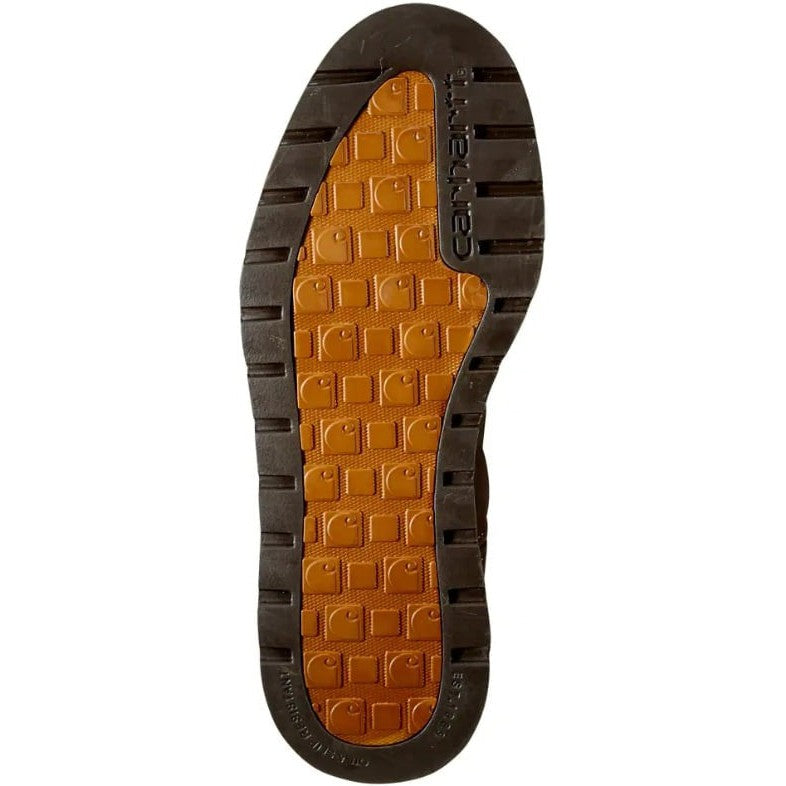 Carhartt Men's 10" Steel Toe Waterproof Wedge Wellington Work Boot -Brown- FW1230-M - Overlook Boots