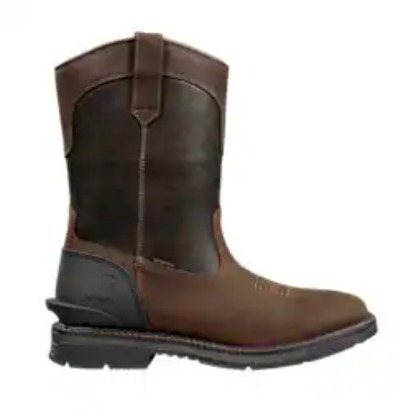 Carhartt Men's Montana 11" Soft Toe Waterproof Work Boot- Brown- FQ1065-M 7 / Medium / Dark Brown - Overlook Boots
